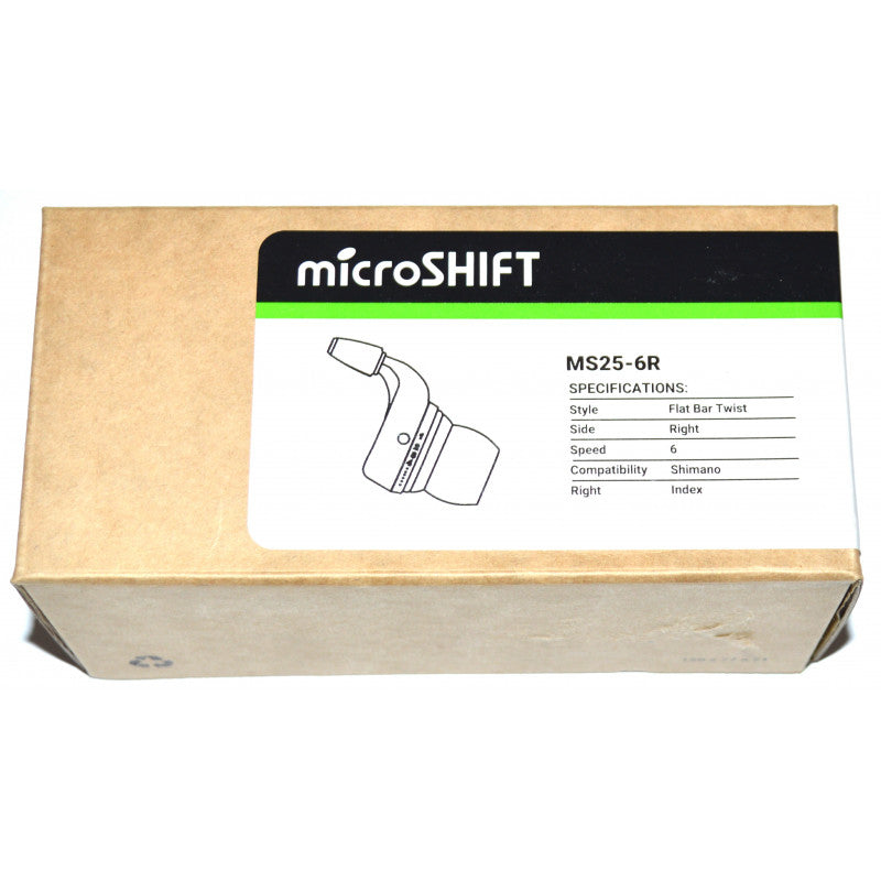 Manette tournante droite Microshift 6 vitesses MS25