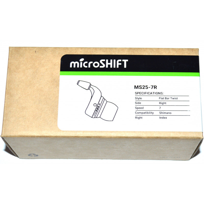 Manette tournante droite Microshift 7 vitesses MS25