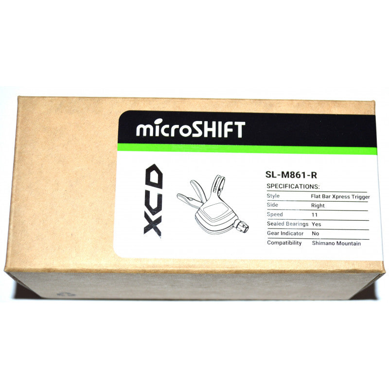 Manette VTT droite Microshift 11 vitesses XCD 11