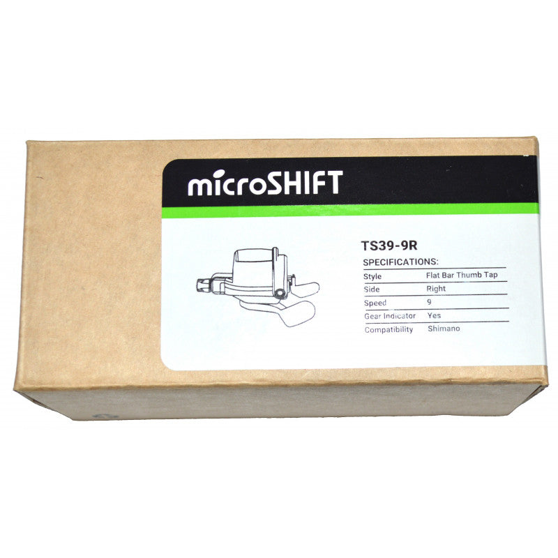 Manette VTT droite Microshift 9 vitesses TS39