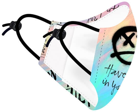 Masque en tissu lavable Pacific & Co. Acid