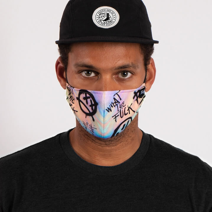 Masque en tissu lavable Pacific & Co. Acid