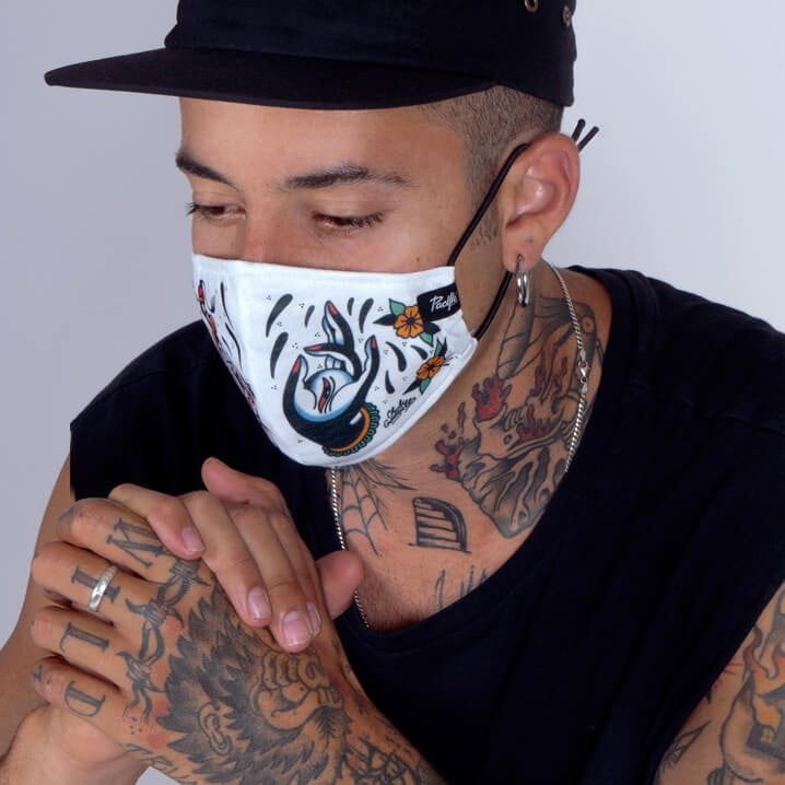 Masque en tissu lavable Pacific & Co. Skull