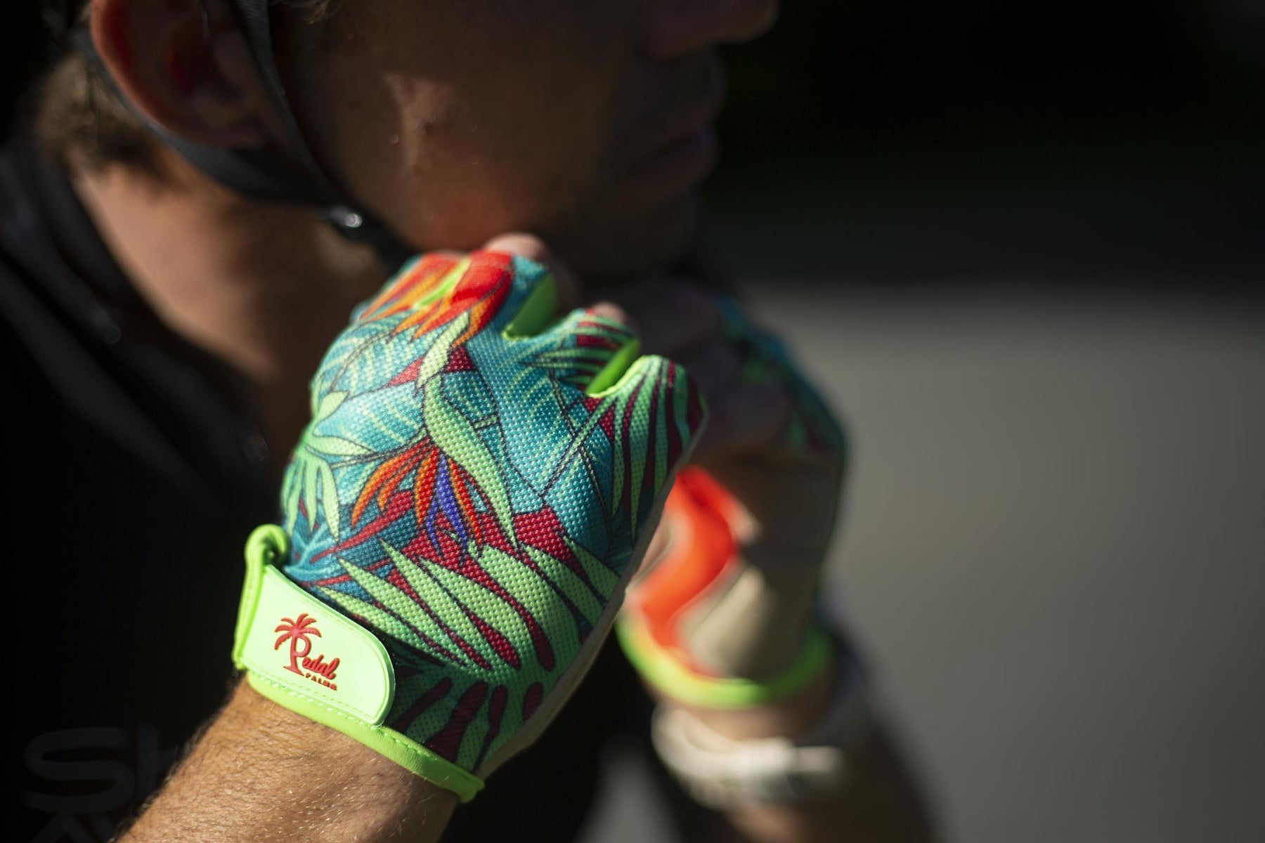 Pedal Palms Bird of Paradise Fahrradhandschuhe