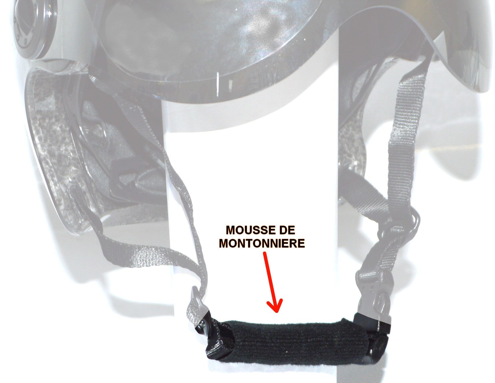 Mousse de mentonnière pour casque PNA
