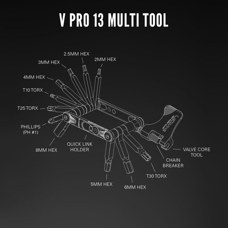 Multi-outils vélo Lezyne V Pro 13