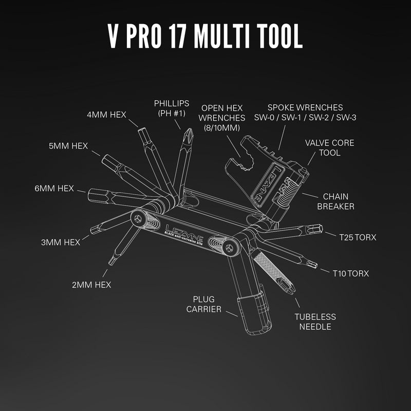 Multi-outils vélo Lezyne V Pro 17