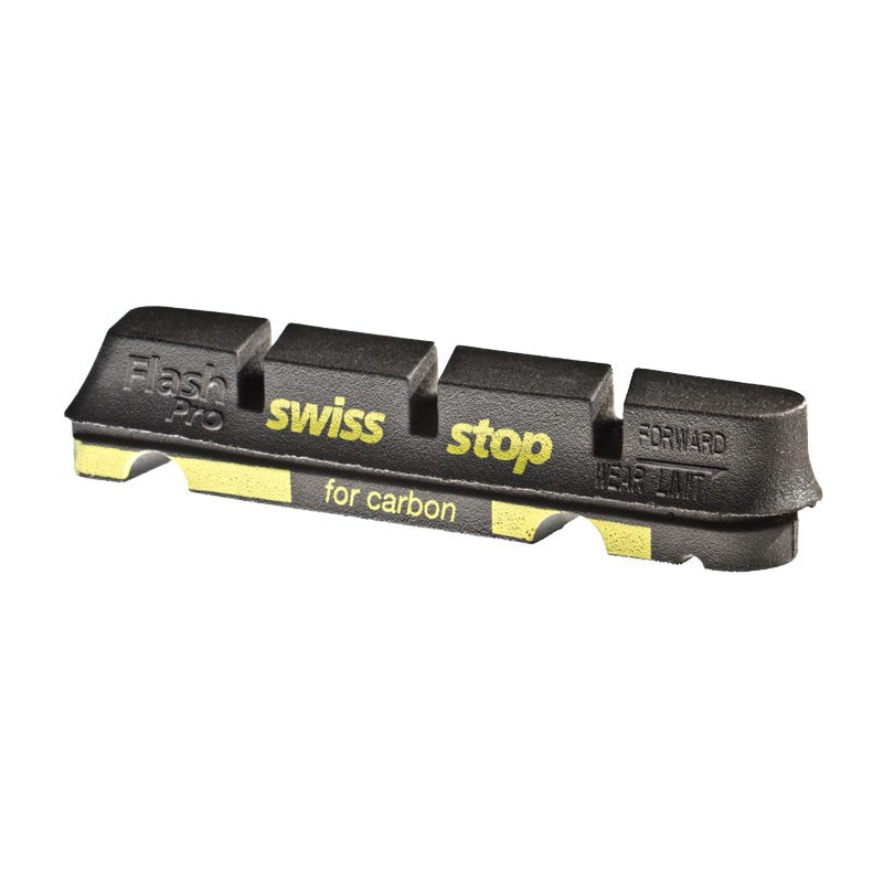 Pack de 4 cartouches SwissStop type Shimano Flash Pro Black Prince pour jantes carbone