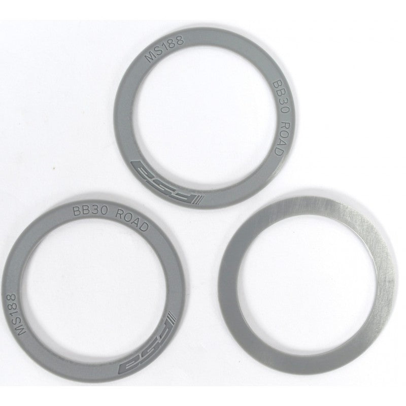 Pack de rondelles de calage pour boîtier de pédalier BB30