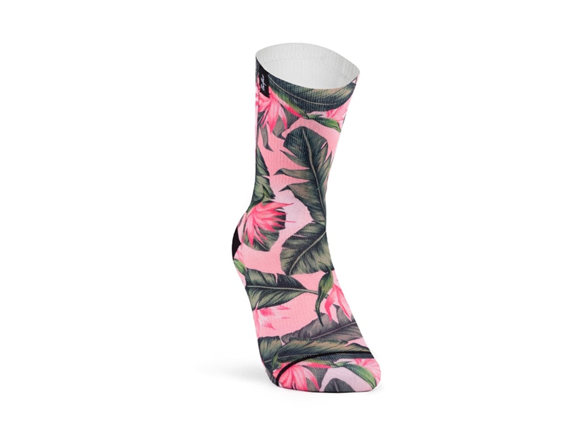 Pair of PACIFIC & CO women's cycling socks - Boa Vista Pink