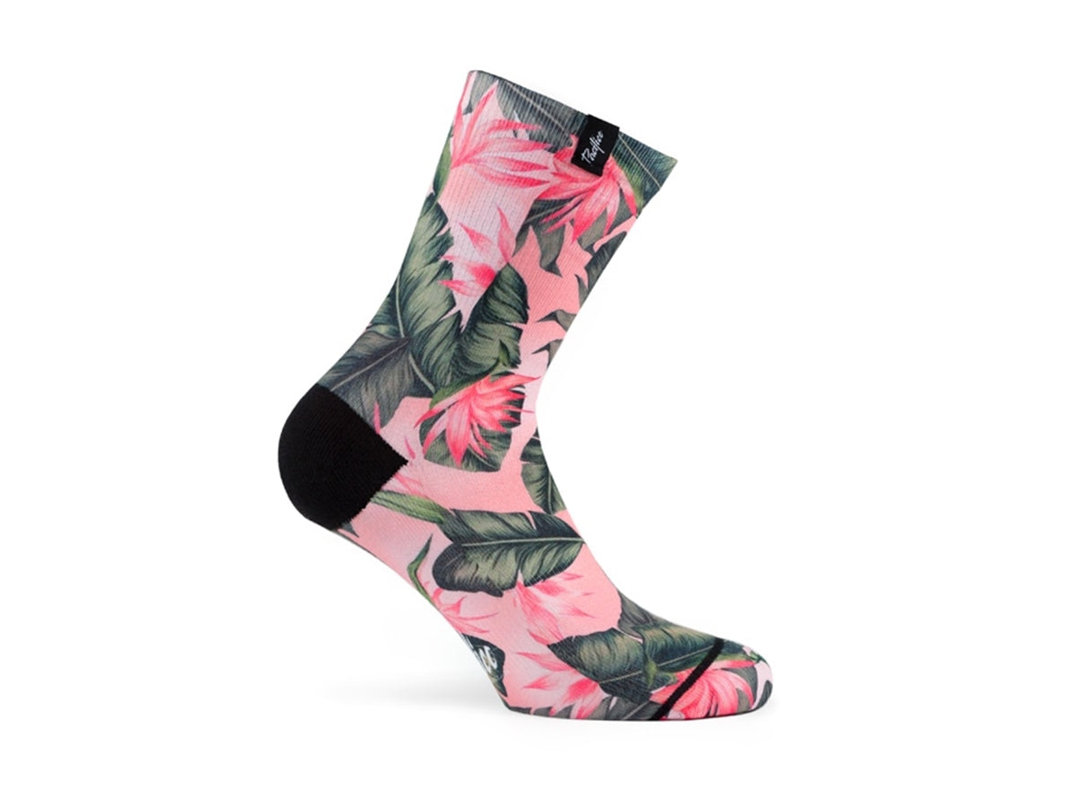 Paire de chaussettes cycliste femme PACIFIC & CO - Boa Vista Pink