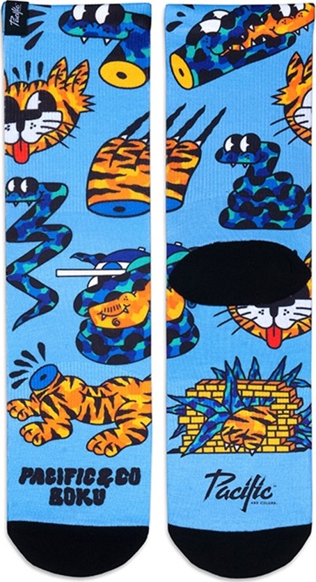 Paire de chaussettes cycliste Pacific & Co - Boku