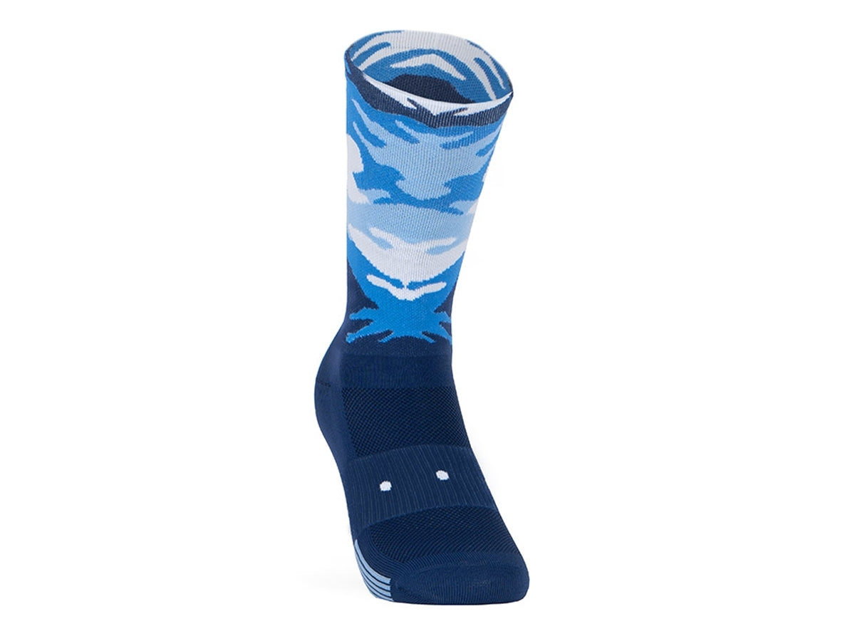 Paire de chaussettes cycliste PACIFIC & CO - Camo Blue