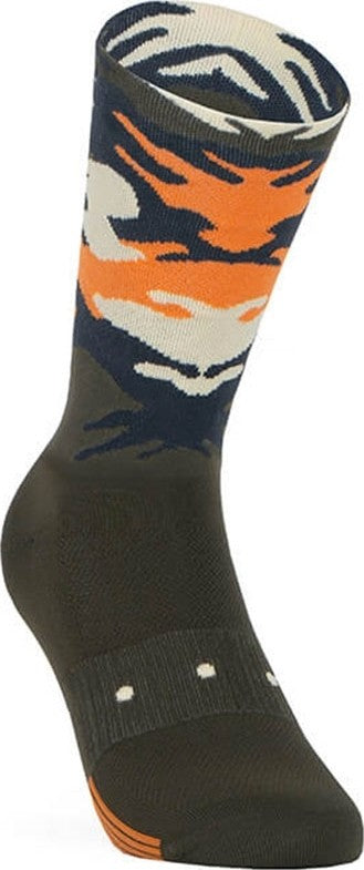 Pair of Pacific & Co cycling socks - Camo Green