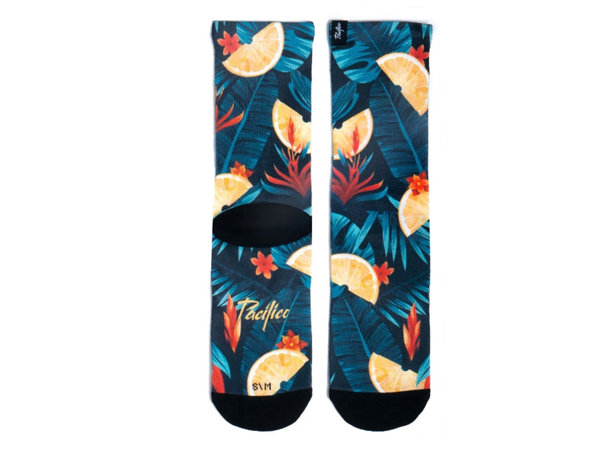 Paire de chaussettes cycliste PACIFIC & CO - Citrus