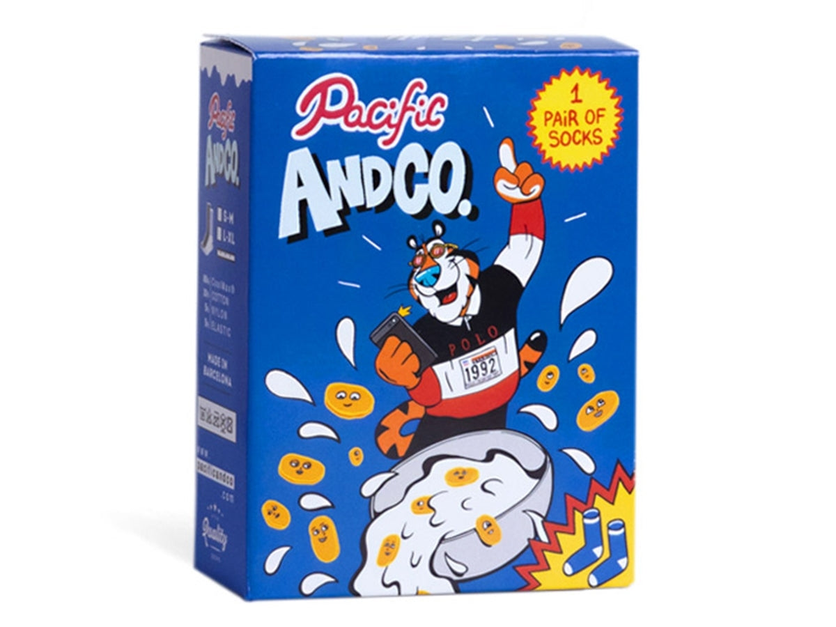 Paire de chaussettes cycliste PACIFIC & CO - Flakes