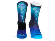 Paire de chaussettes cycliste PACIFIC & CO - Jellyfish