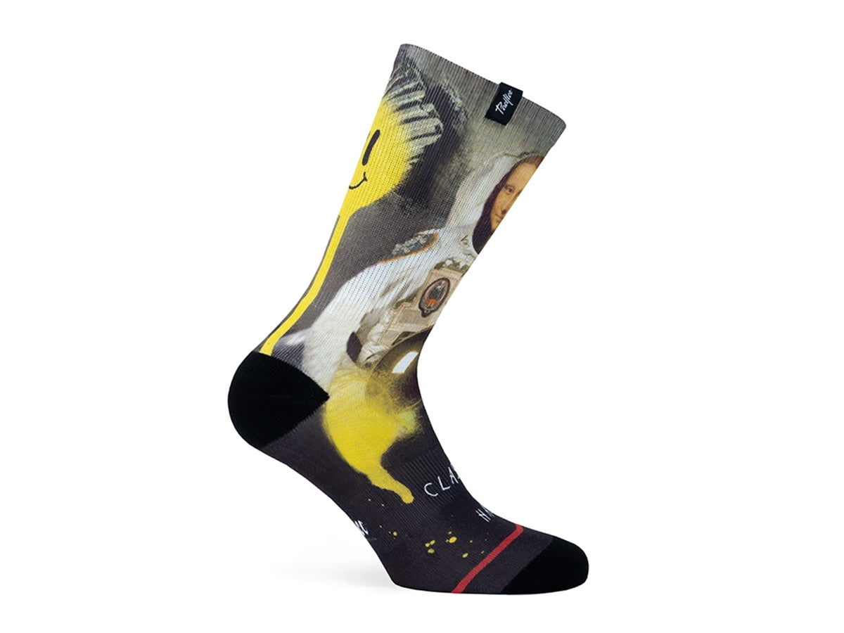 Paire de chaussettes cycliste PACIFIC & CO - Moona Lisa