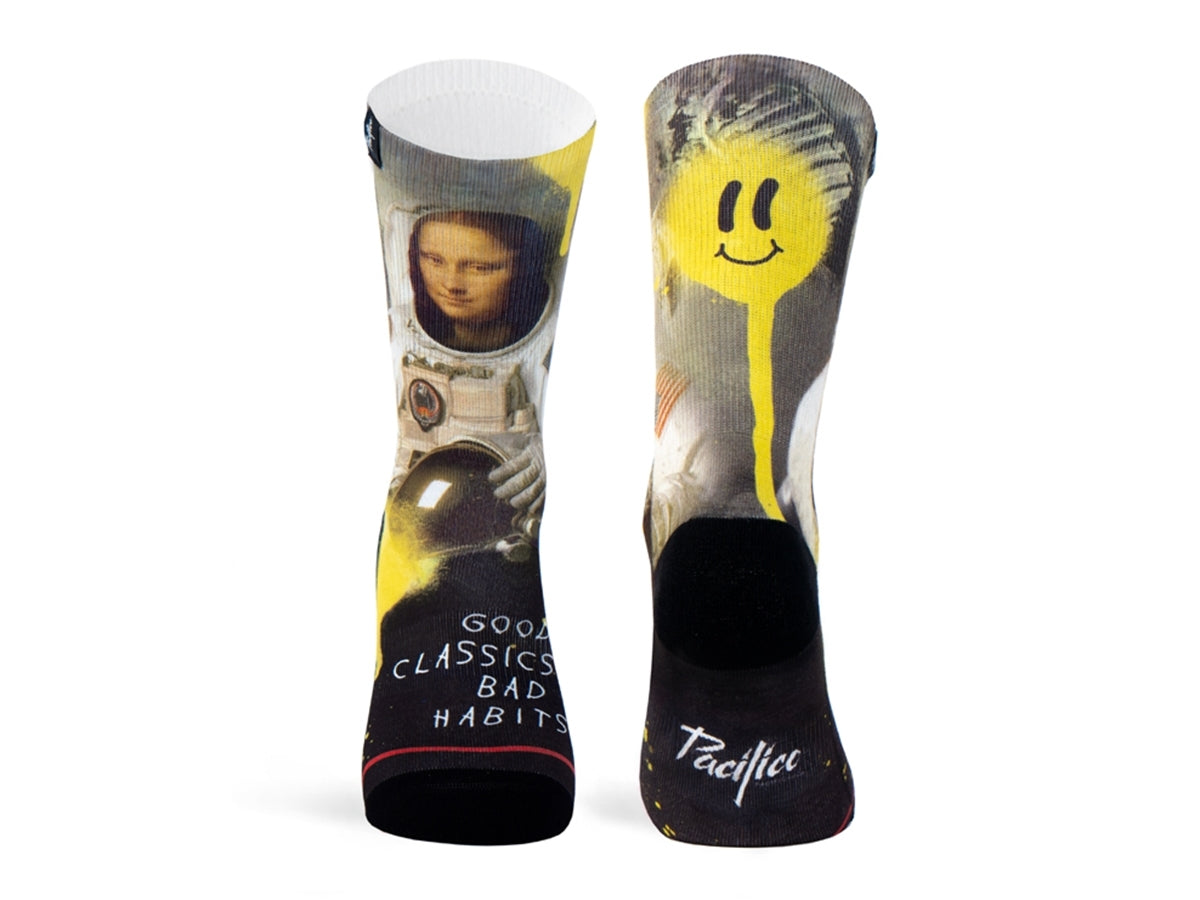 Paire de chaussettes cycliste PACIFIC & CO - Moona Lisa