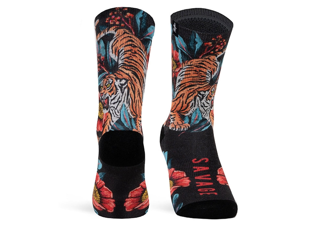 Paire de chaussettes cycliste PACIFIC & CO - Savage - Black