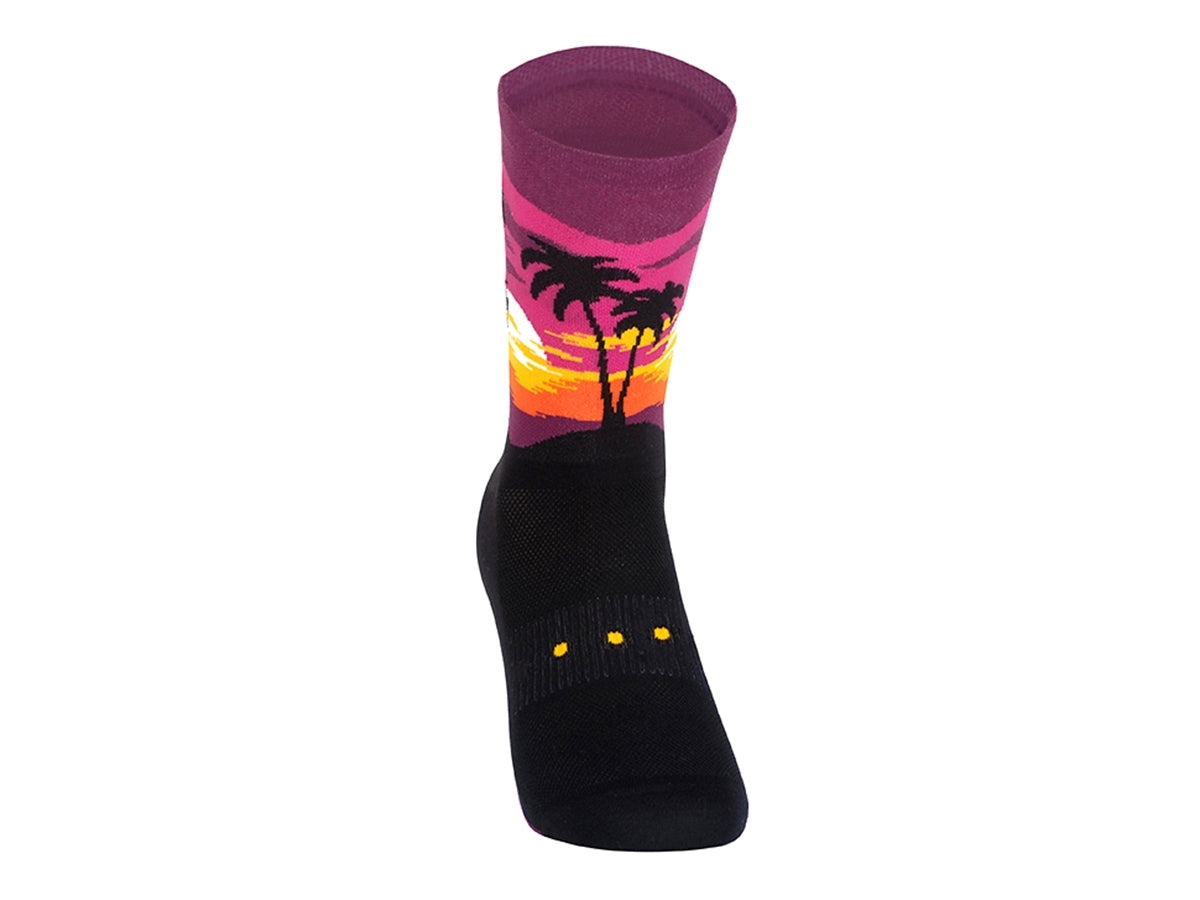 Pair of PACIFIC & CO cycling socks - Sunset