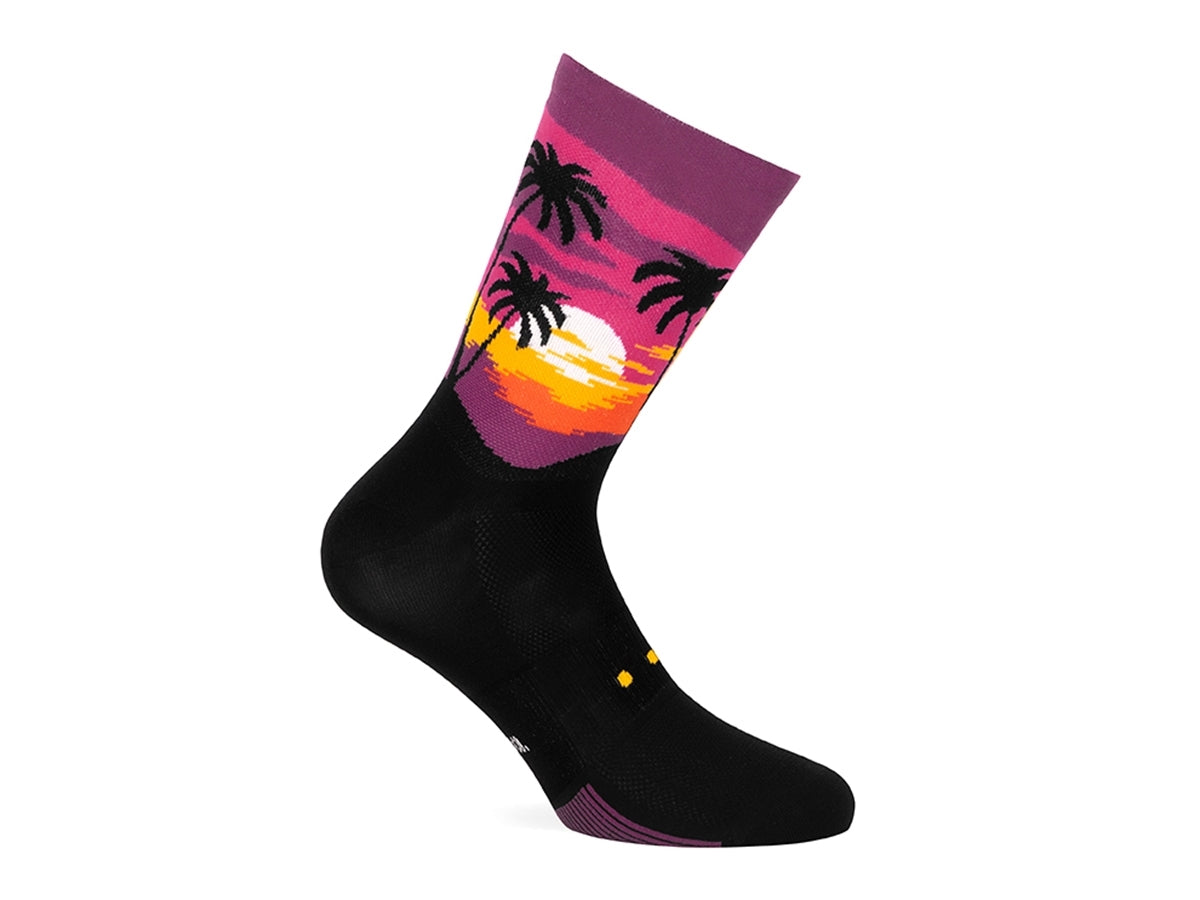 Paire de chaussettes cycliste PACIFIC & CO - Sunset