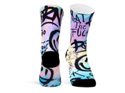 Paire de chaussettes cycliste Pacific & Co. Acid Couleur