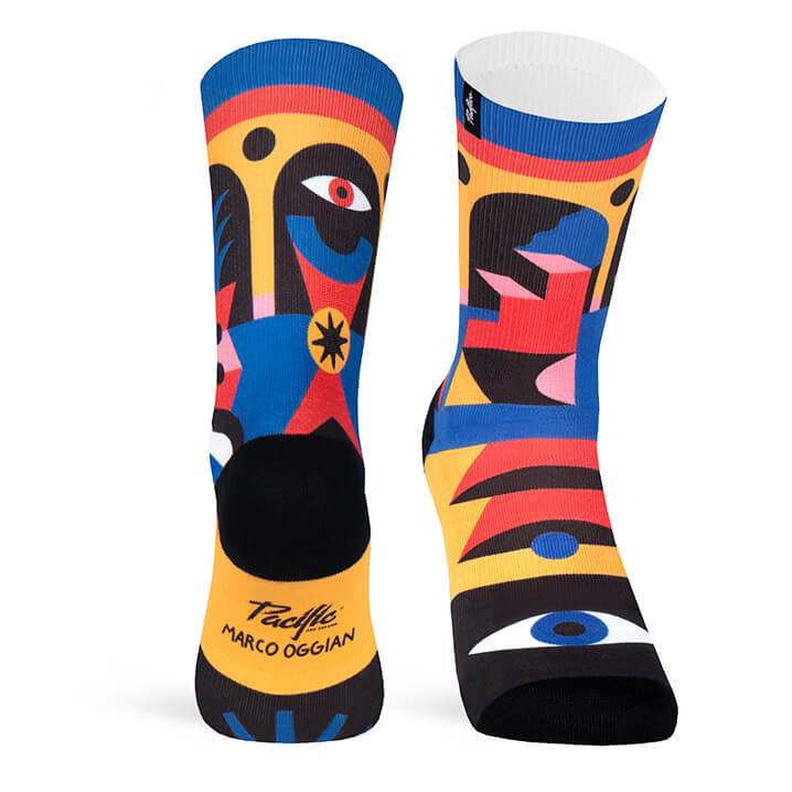Paire de chaussettes cycliste Pacific & Co. Blinkin Eye