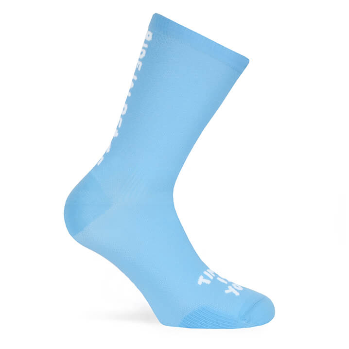 Paire de chaussettes cycliste Pacific & Co. Ride in Peace - Sky