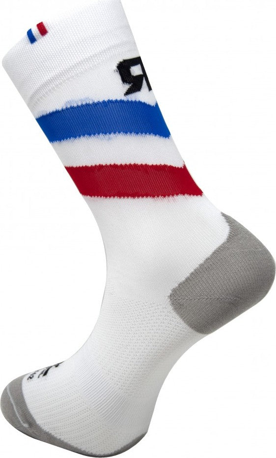 Paire de chaussettes cycliste Rafa'L Stripes - France