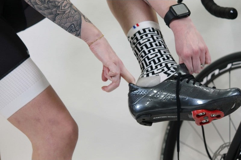 Paire de chaussettes cycliste Rafa'L Vogue - Labyrinthe