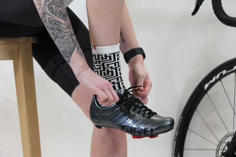 Paire de chaussettes cycliste Rafa'L Vogue - Labyrinthe