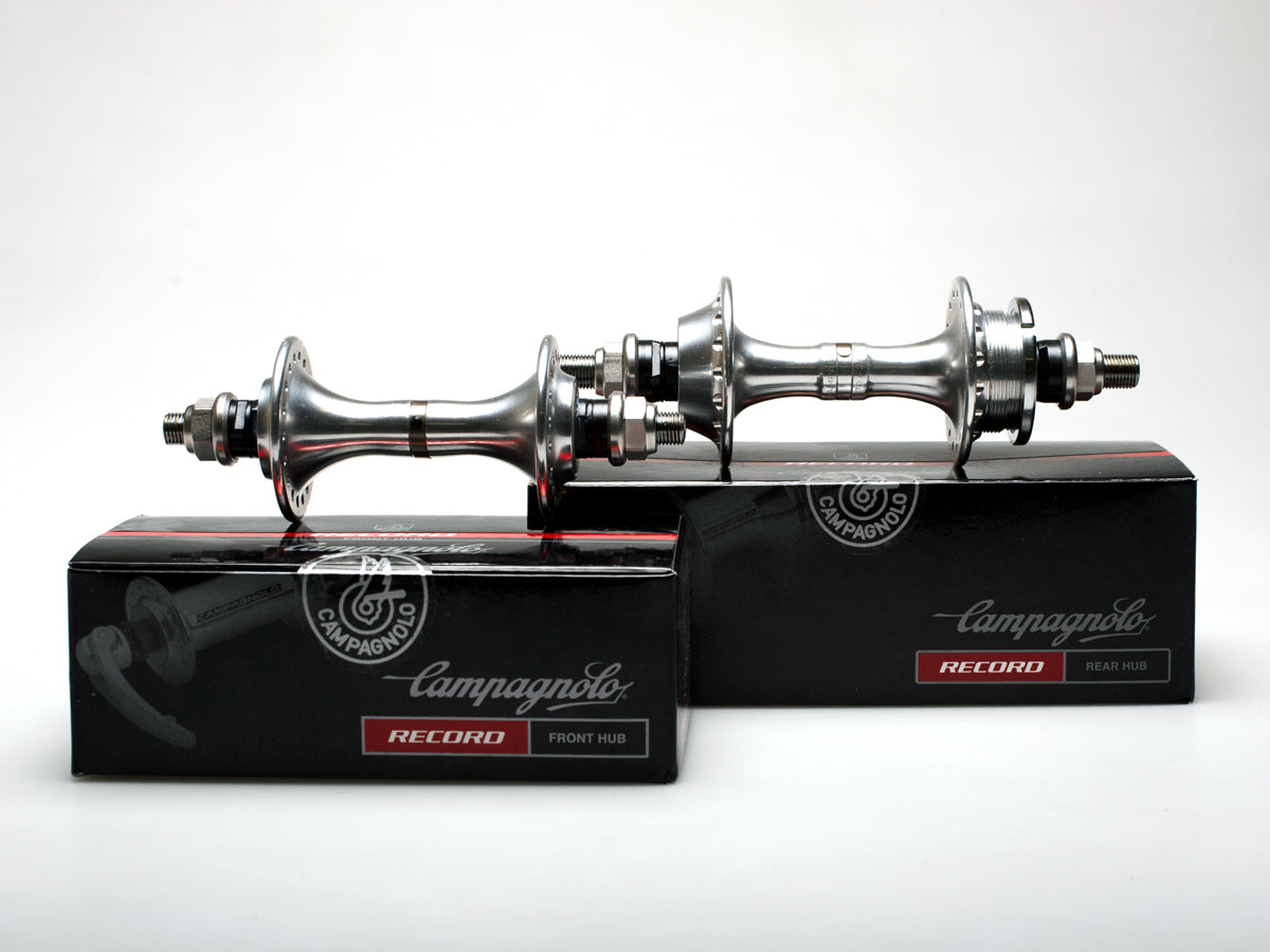 Paire de moyeux piste Campagnolo Record Pista