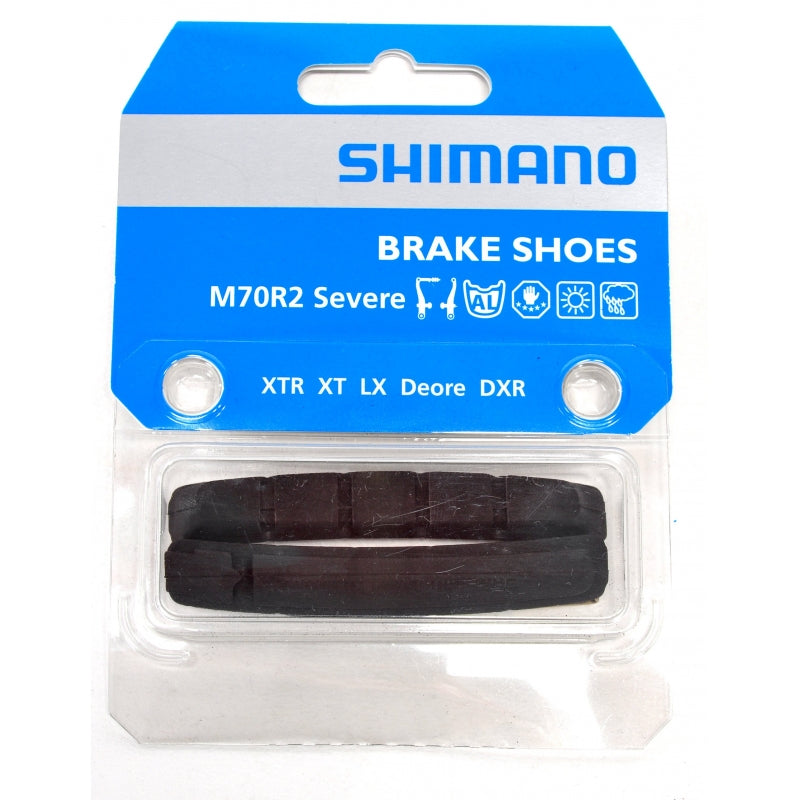 Paire de patins Shimano V-Brake (à goupilles)