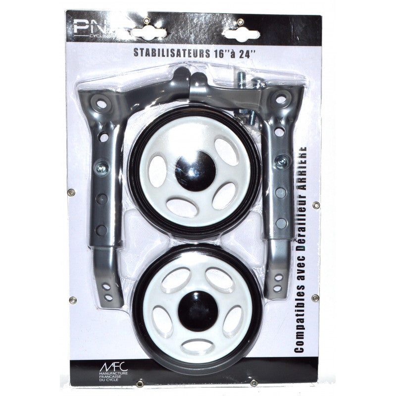 Paire de stabilisateurs PNA pour vélo enfant à dérailleur de 16" à 24"