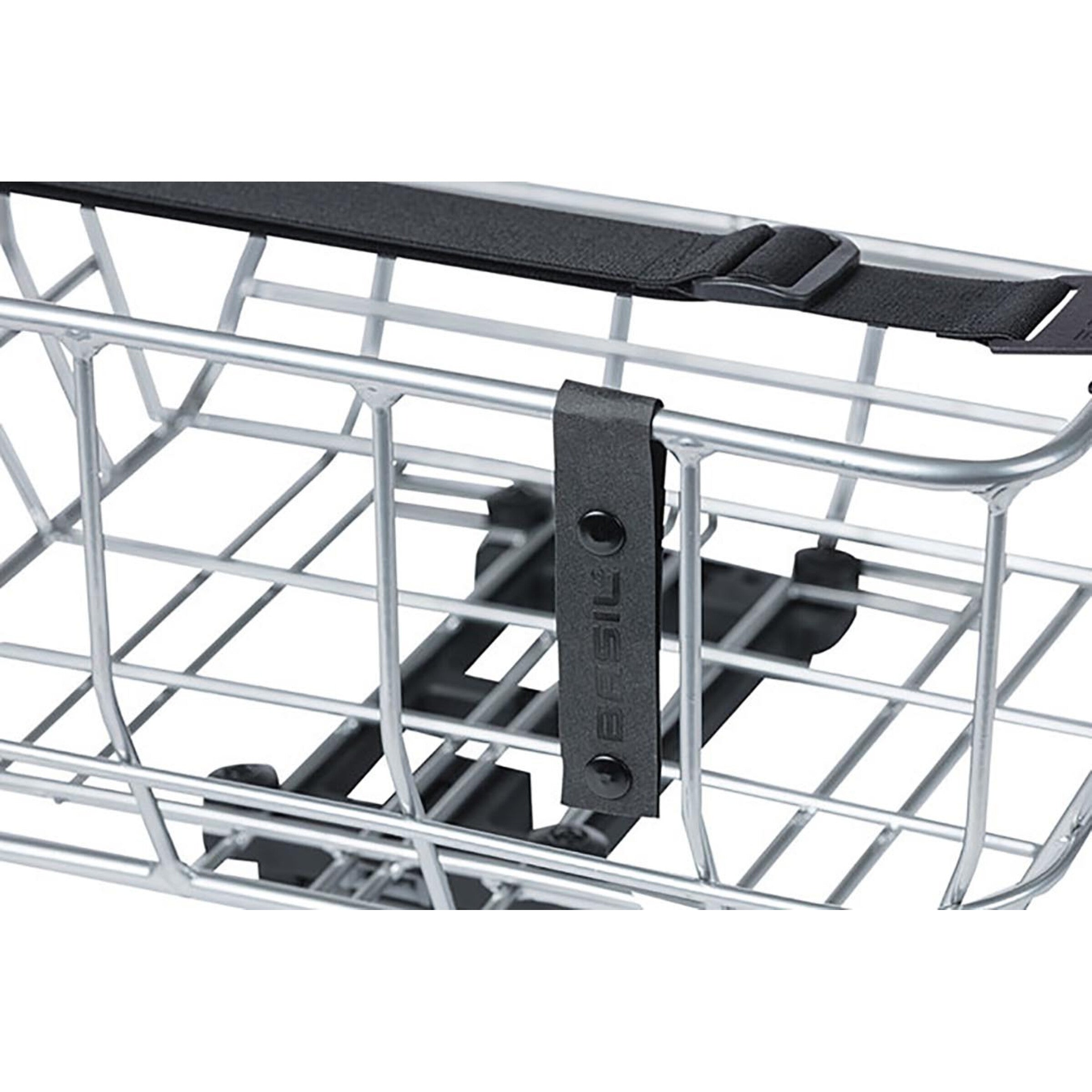 Basil Portland MIK rear basket silver