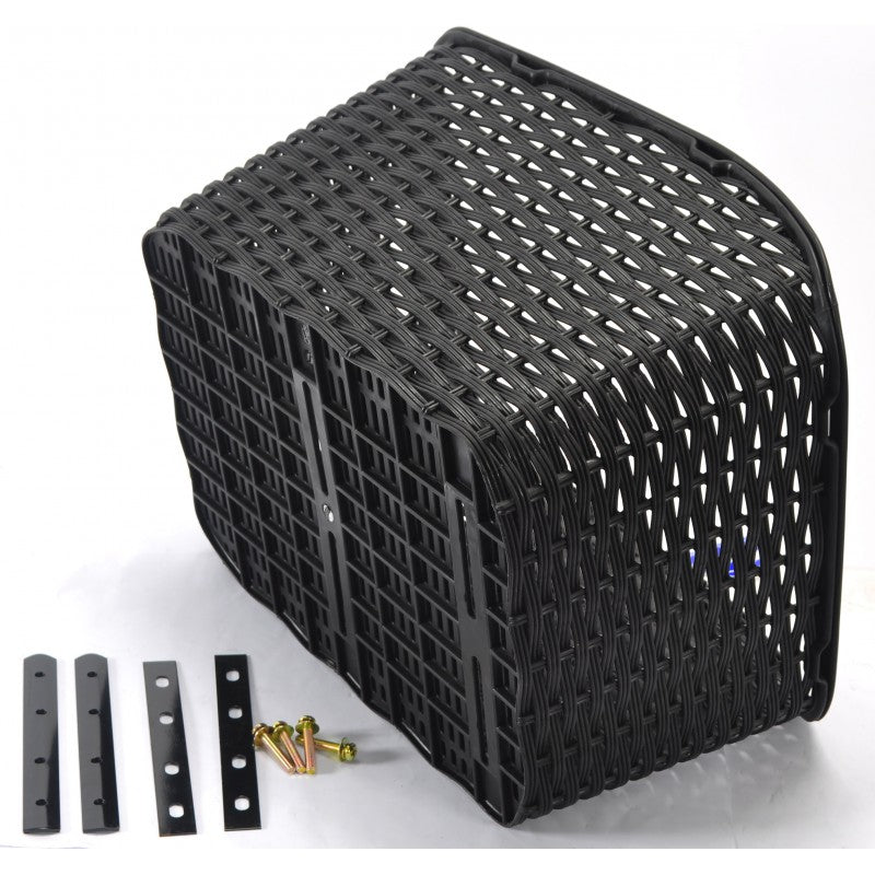 PNA imitation wicker fixed rear basket
