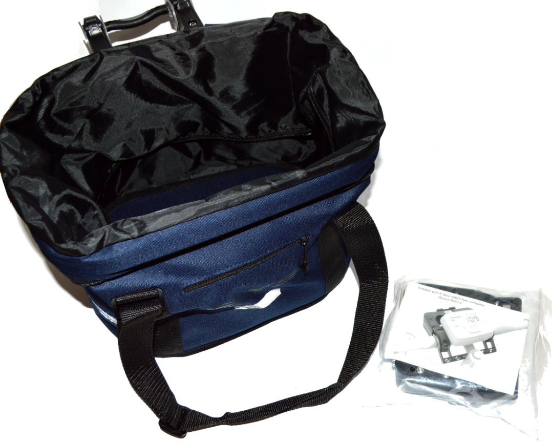 Panier avant amovible pour vélo EXS 20L avec fixation e-bike