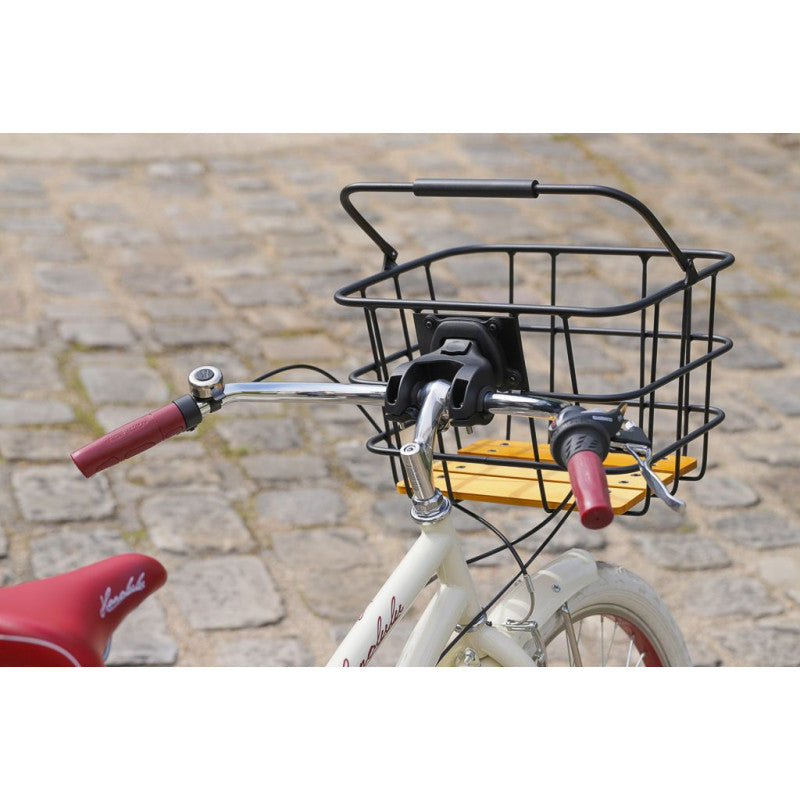 Panier avant amovible pour vélo ZEFAL classic bois et aluminium
