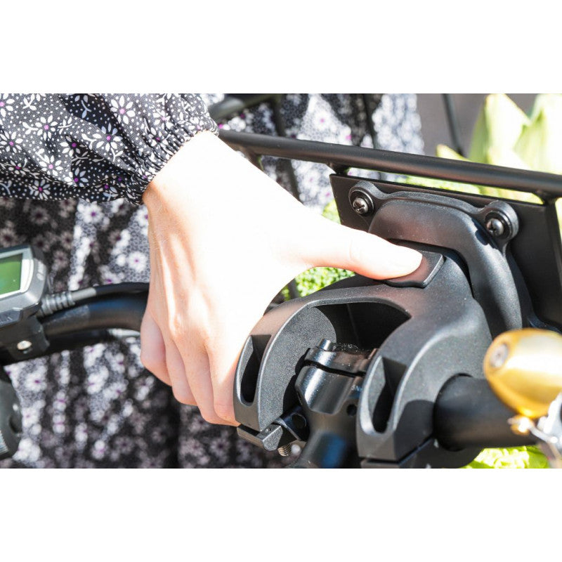 Panier avant amovible pour vélo ZEFAL classic bois et aluminium