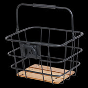 Panier avant amovible pour vélo ZEFAL classic bois et aluminium