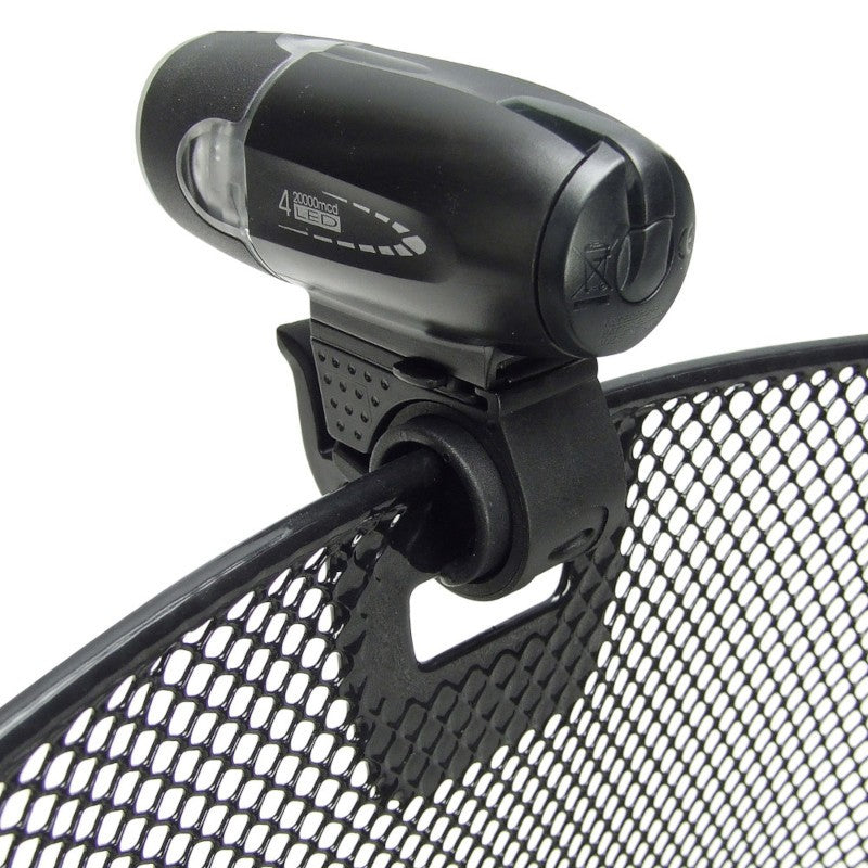 Uni Klickfix Fahrradlenkerkorb mit Lichtclip