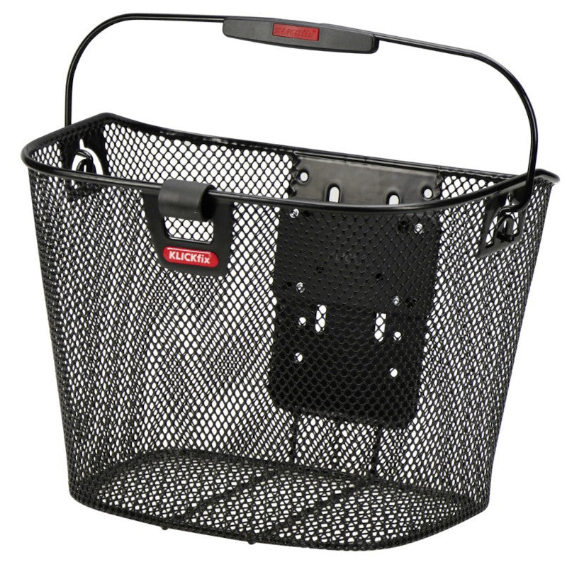 Uni Klickfix bicycle handlebar basket with light clip