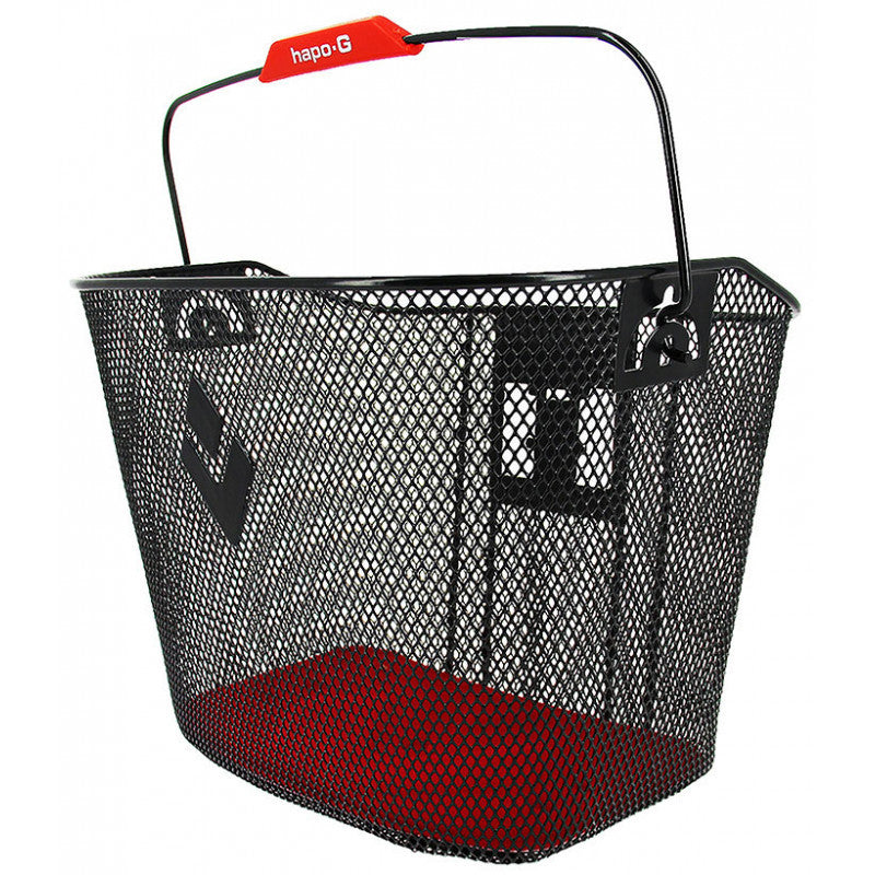 Panier HAPO-G pour vélo en acier taille XXL avec fixation MTS3 pour E-Bike