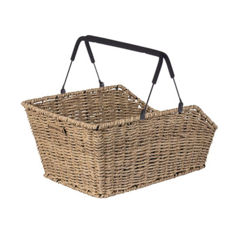 Basil Cento Rattan Look rear bike basket