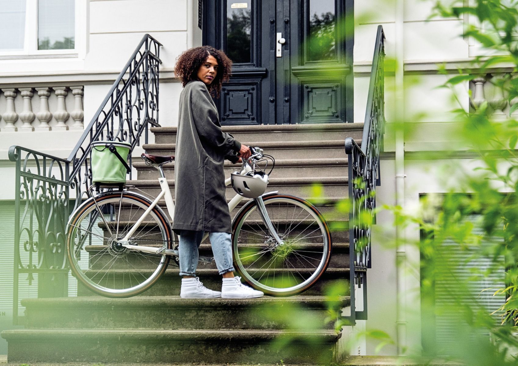 Panier vélo arrière Ortlieb Up-Town Rack City à clipser sur porte-bagages