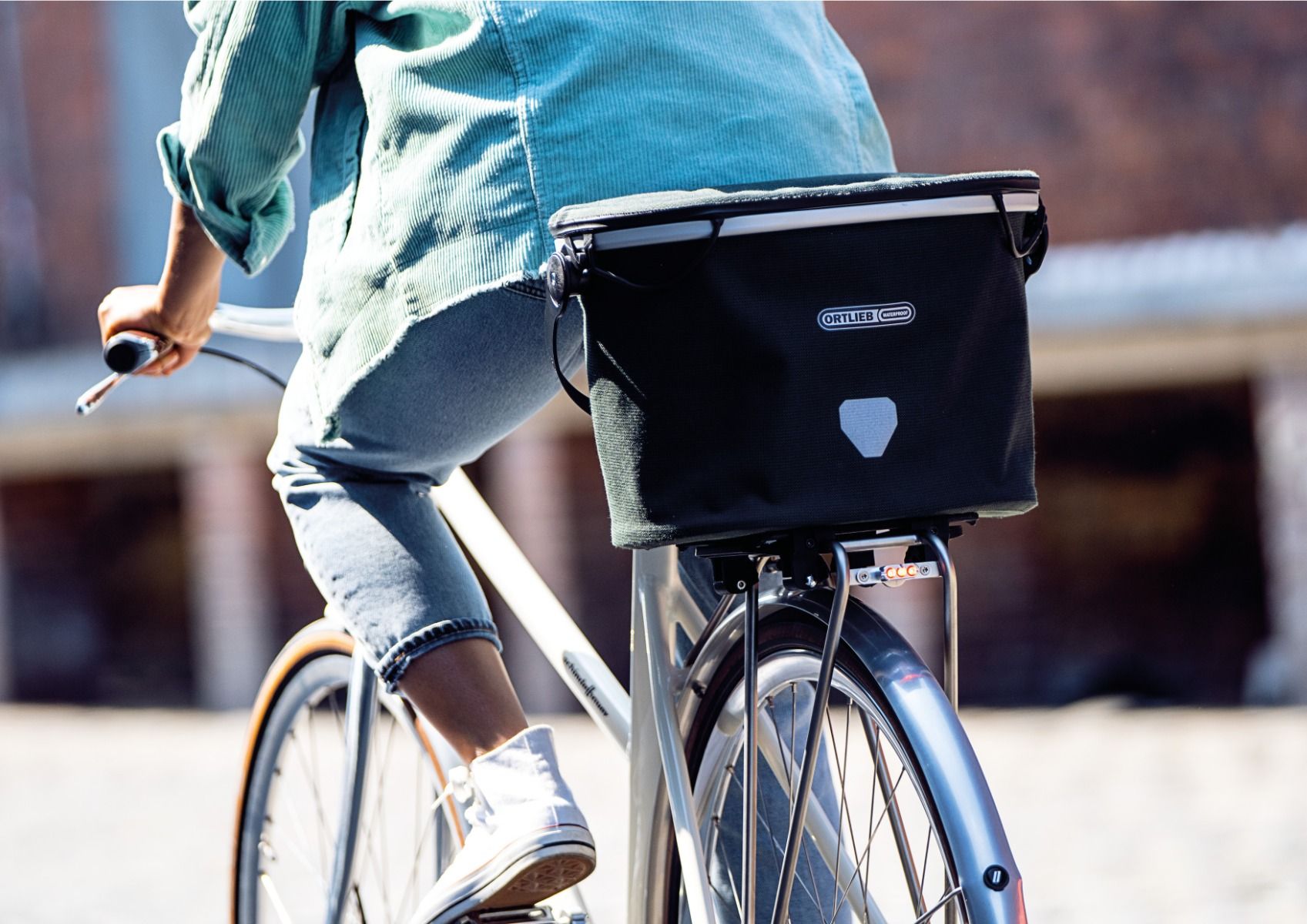 Panier vélo arrière Ortlieb Up-Town Rack Urban à clipser sur porte-bagages