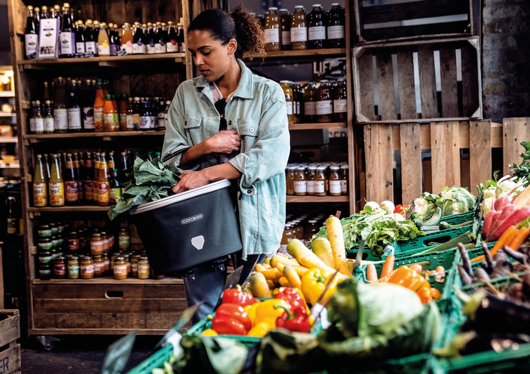 Panier vélo arrière Ortlieb Up-Town Rack Urban à clipser sur porte-bagages