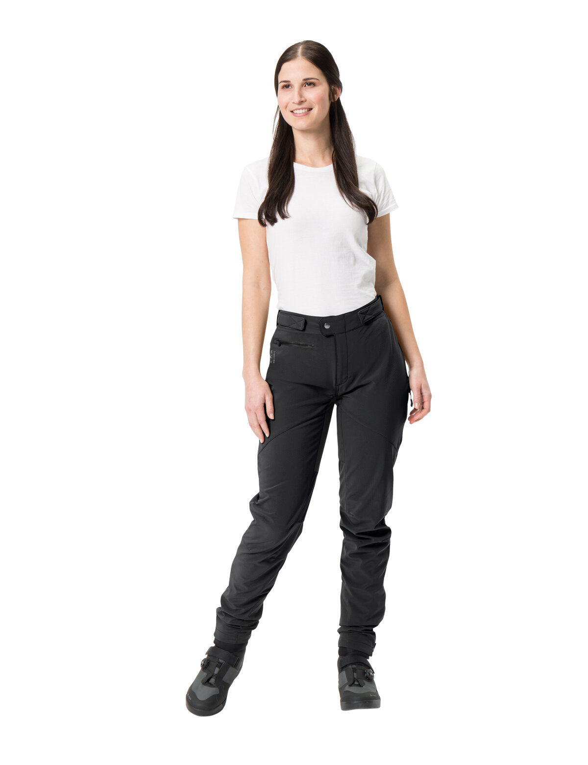 Pantaloni da ciclismo da donna Softshell Qimsa II Vaude