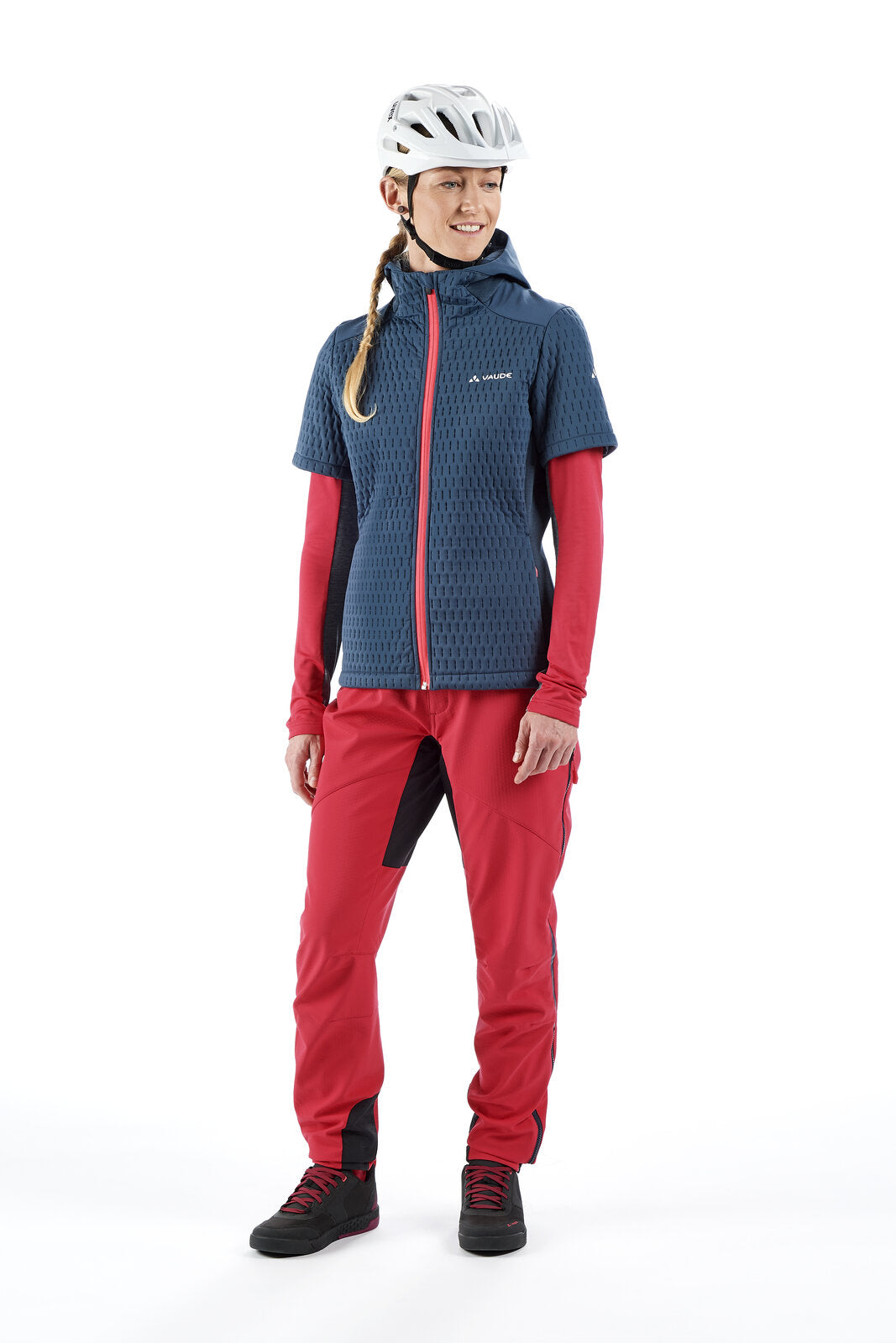 Pantaloni da ciclismo da donna Softshell Qimsa II Vaude